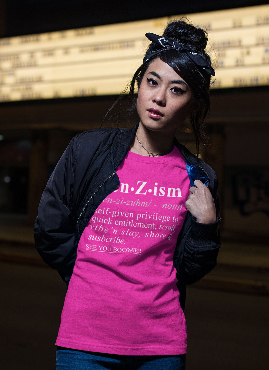 Gen-Z-ism WH - Sarcastic Talkative Smart Ass Slogan Word & Text Tee&Tank Lady-Pimamour