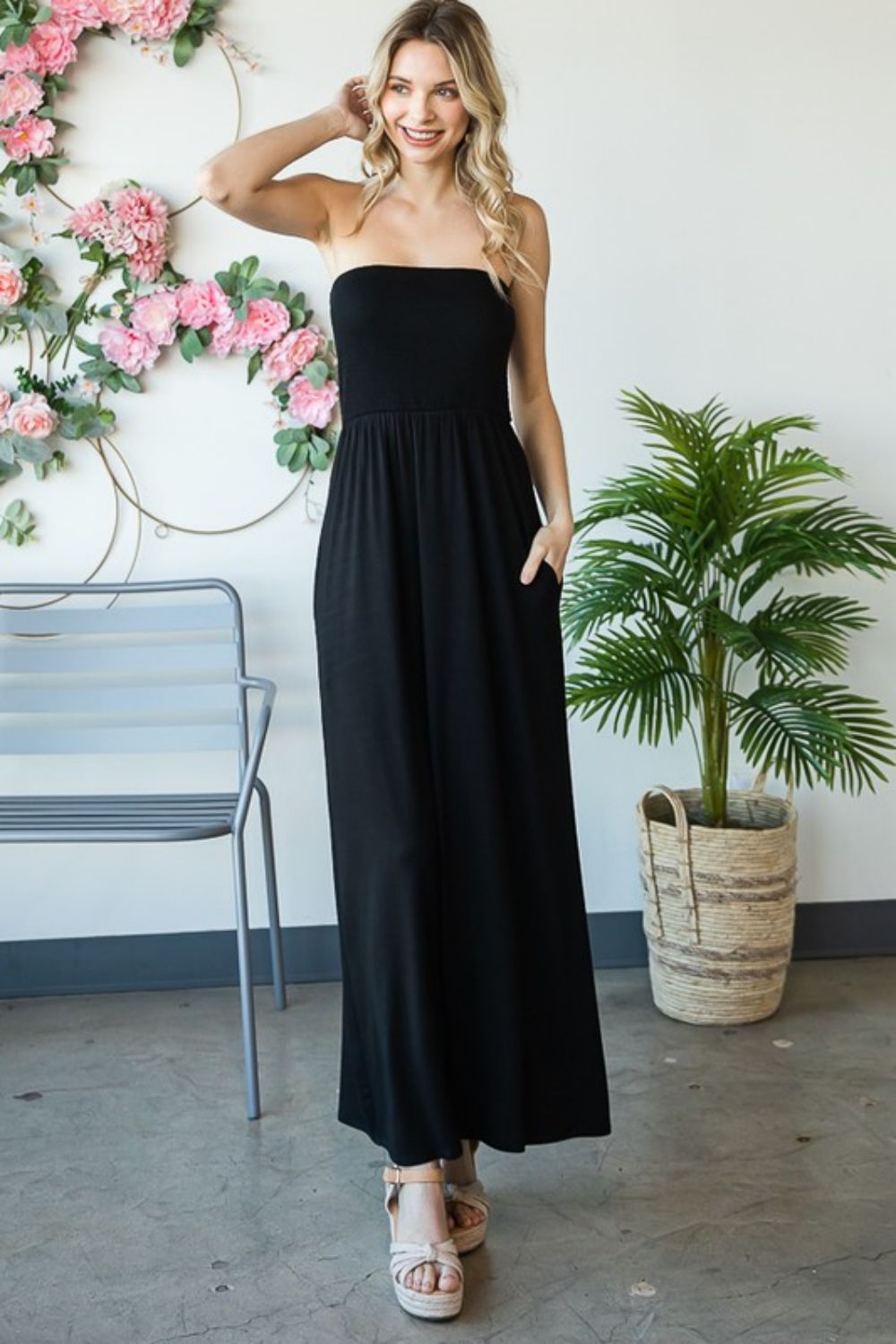 Heimish Full Size Strapless Maxi Dress-Pimamour