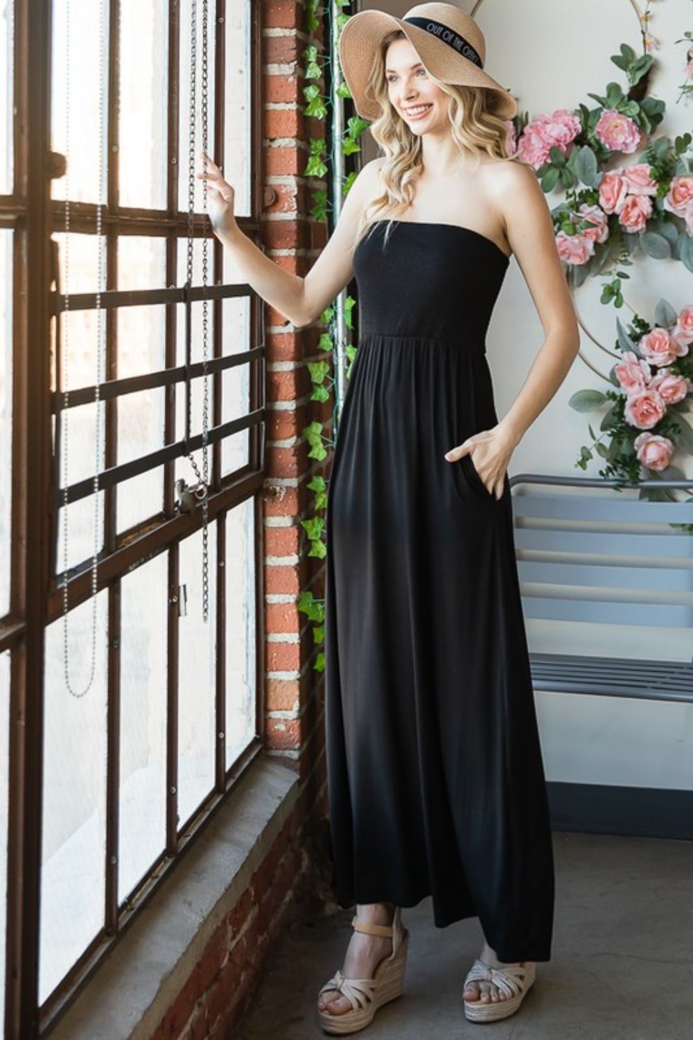 Heimish Full Size Strapless Maxi Dress-Pimamour