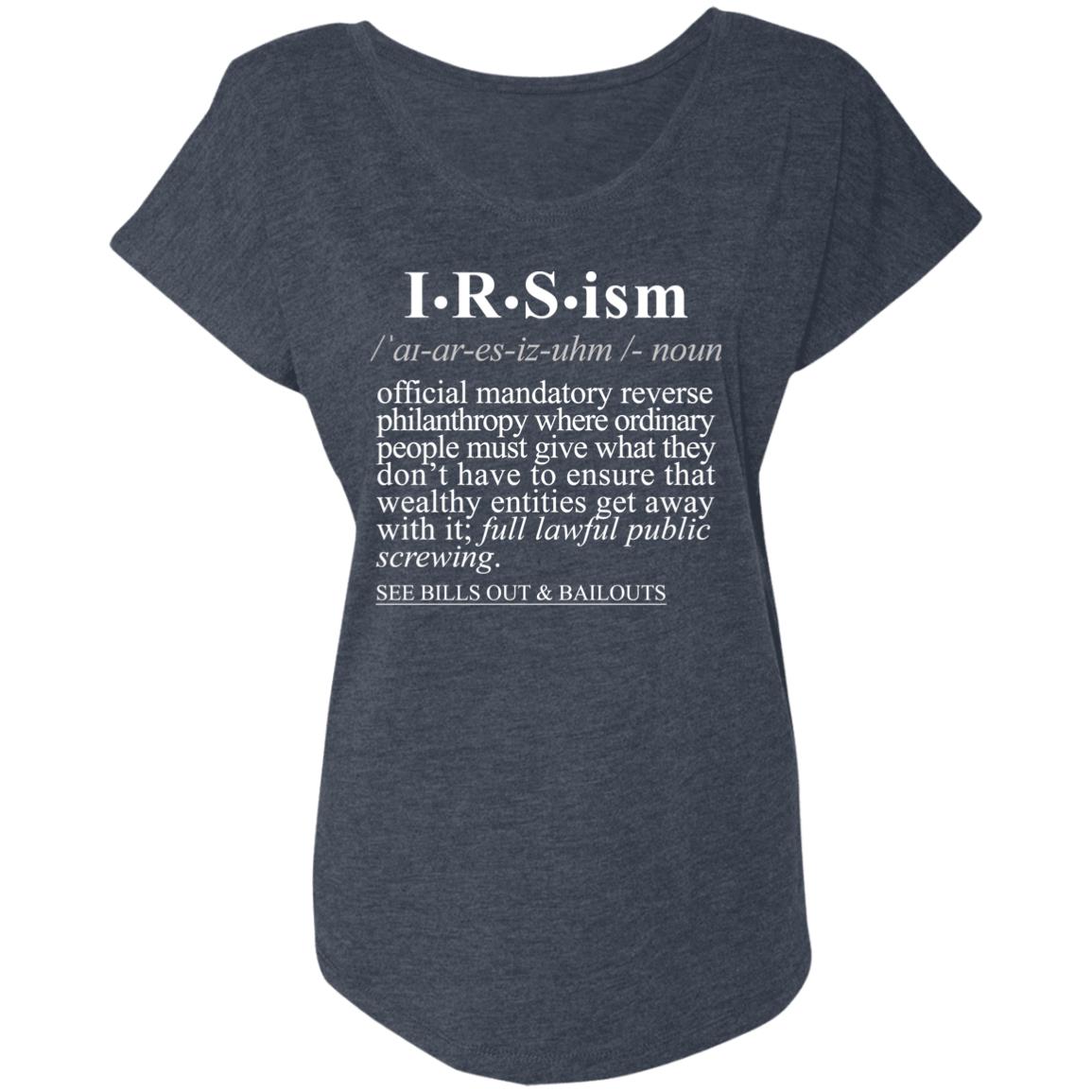 IRS-ism WH - Sarcastic Talkative Smart Ass Slogan Word & Text Tee&Tank Lady-Pimamour