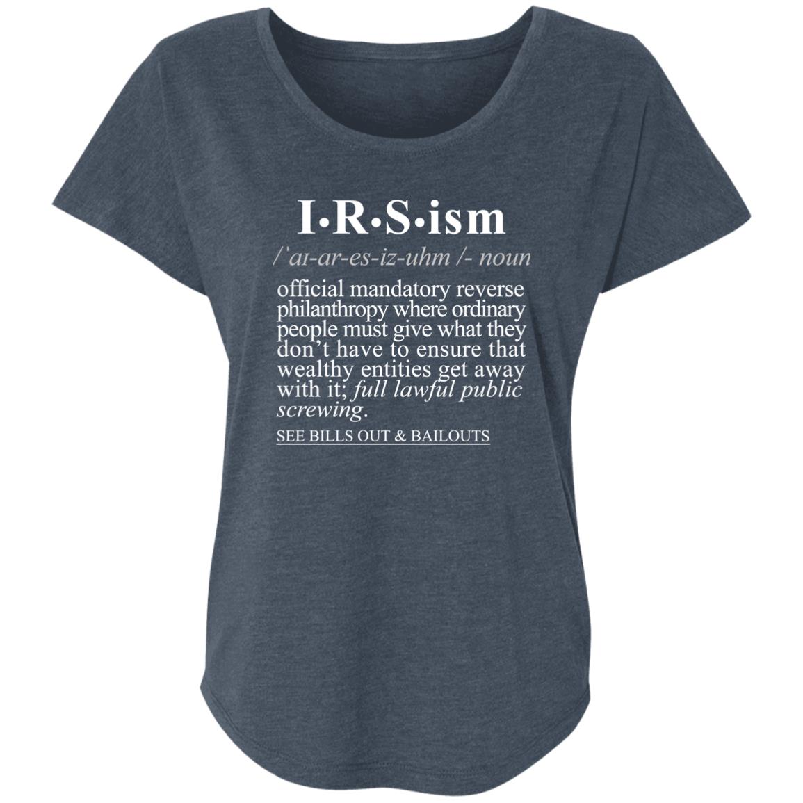 IRS-ism WH - Sarcastic Talkative Smart Ass Slogan Word & Text Tee&Tank Lady-Pimamour