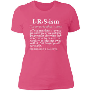 IRS-ism WH - Sarcastic Talkative Smart Ass Slogan Word & Text Tee&Tank Lady-Pimamour