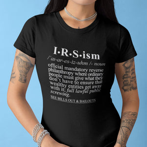 IRS-ism WH - Sarcastic Talkative Smart Ass Slogan Word & Text Tee&Tank Lady-Pimamour