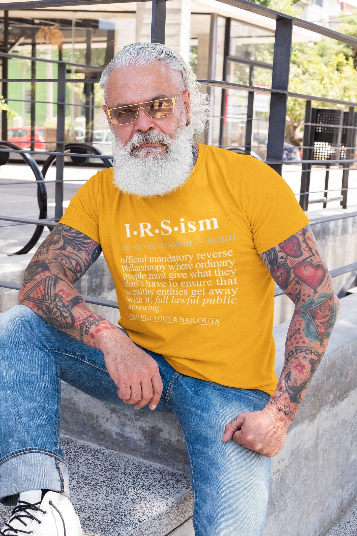 IRS-ism WH - Sarcastic Talkative Smart Ass Slogan Word & Text Tee&Tank Men/Unisex-Pimamour