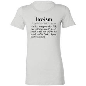 Lovism BLK - Sarcastic Talkative Smart Ass Slogan Word & Text Tee&Tank Lady-Pimamour