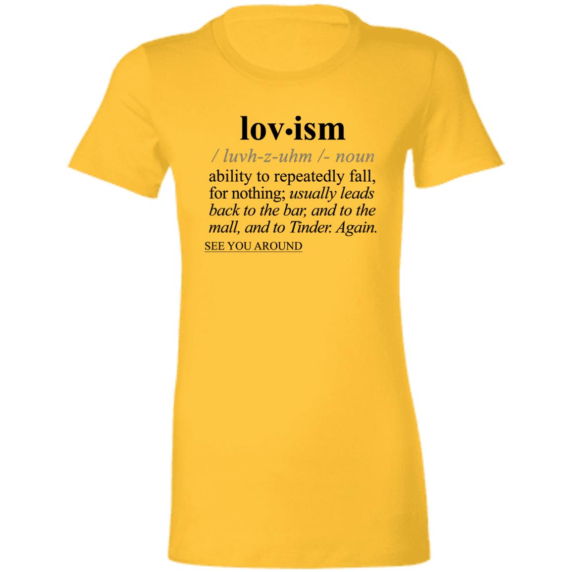 Lovism BLK - Sarcastic Talkative Smart Ass Slogan Word & Text Tee&Tank Lady-Pimamour