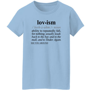 Lovism BLK - Sarcastic Talkative Smart Ass Slogan Word & Text Tee&Tank Lady-Pimamour