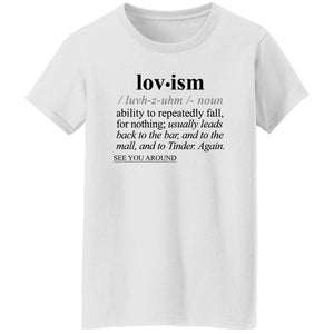 Lovism BLK - Sarcastic Talkative Smart Ass Slogan Word & Text Tee&Tank Lady-Pimamour