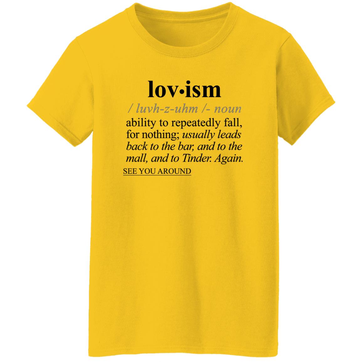 Lovism BLK - Sarcastic Talkative Smart Ass Slogan Word & Text Tee&Tank Lady-Pimamour