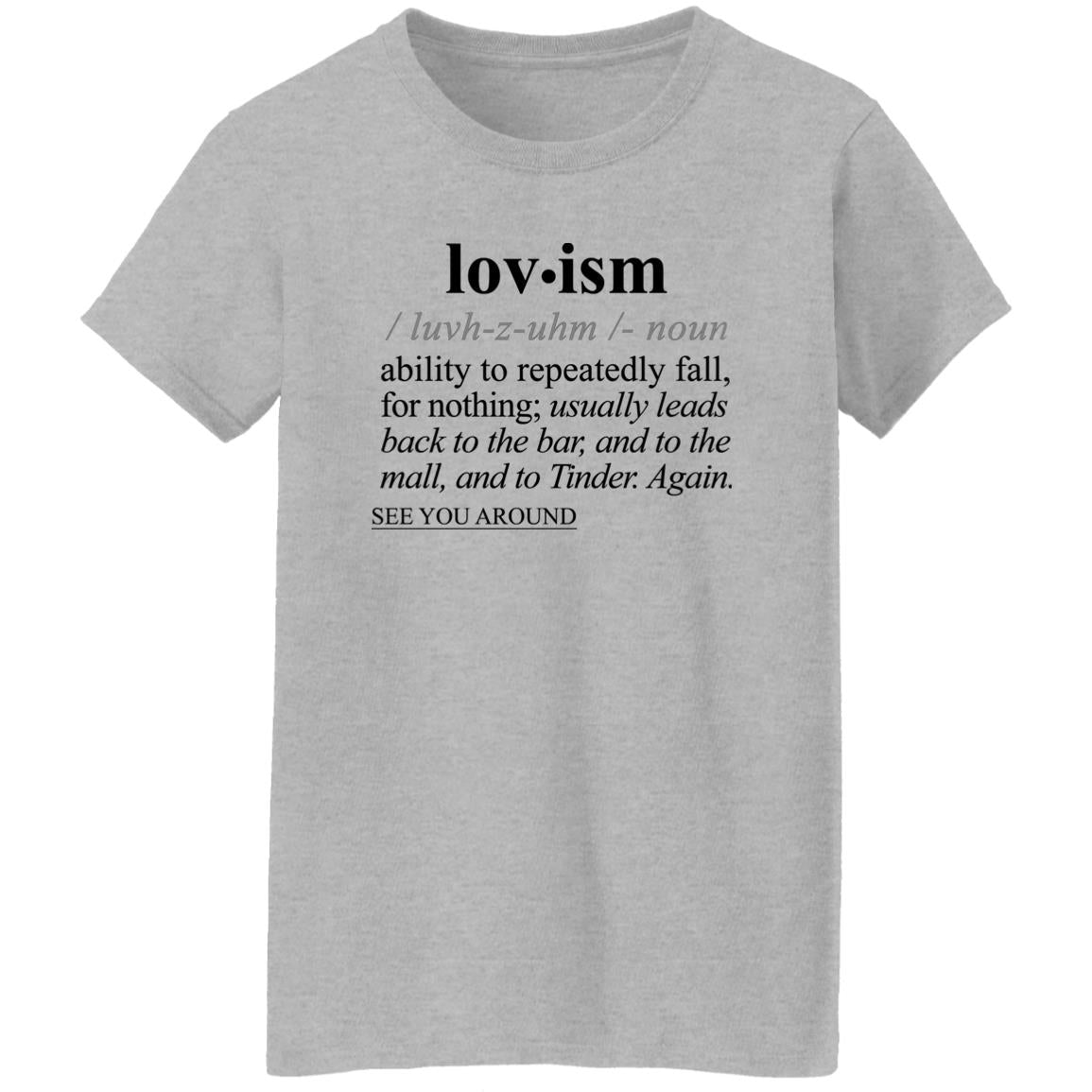 Lovism BLK - Sarcastic Talkative Smart Ass Slogan Word & Text Tee&Tank Lady-Pimamour