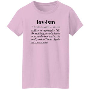 Lovism BLK - Sarcastic Talkative Smart Ass Slogan Word & Text Tee&Tank Lady-Pimamour