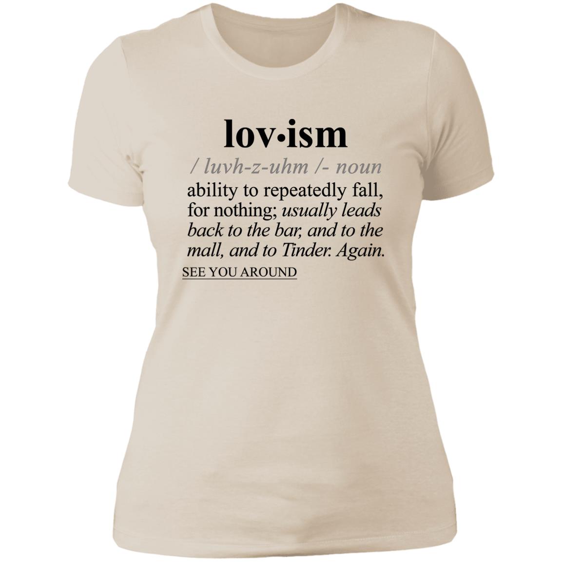 Lovism BLK - Sarcastic Talkative Smart Ass Slogan Word & Text Tee&Tank Lady-Pimamour