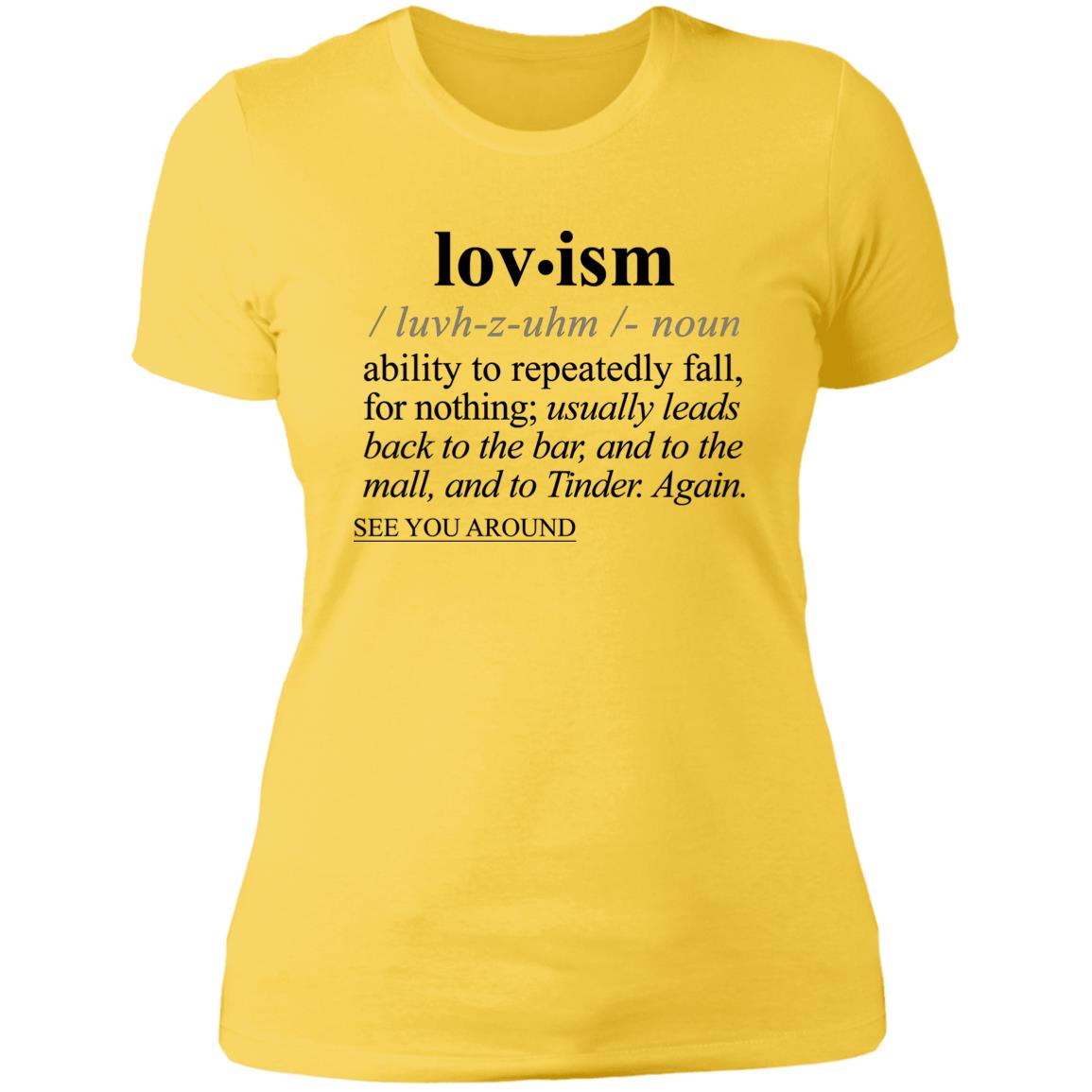 Lovism BLK - Sarcastic Talkative Smart Ass Slogan Word & Text Tee&Tank Lady-Pimamour