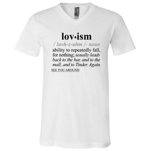 Lovism BLK - Sarcastic Talkative Smart Ass Slogan Word & Text Tee&Tank Men/Unisex-Pimamour