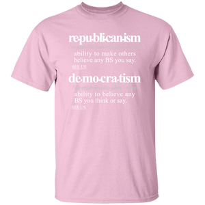 Political -ism WH - Sarcastic Talkative Smart Ass Slogan Word & Text Tee&Tank Men/Unisex-Pimamour