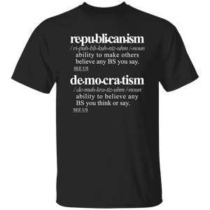 Political -ism WH - Sarcastic Talkative Smart Ass Slogan Word & Text Tee&Tank Men/Unisex-Pimamour