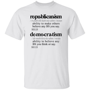 Politicalism BLK - Sarcastic Talkative Smart Ass Slogan Word & Text Tee&Tank Men/Unisex-Pimamour