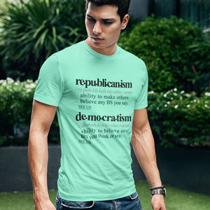 Politicalism BLK - Sarcastic Talkative Smart Ass Slogan Word & Text Tee&Tank Men/Unisex-Pimamour