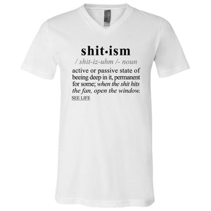 Shitism BLK - Sarcastic Talkative Smart Ass Slogan Word & Text Tee&Tank Men/Unisex-Pimamour