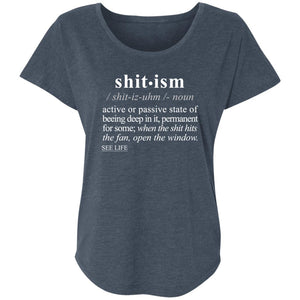 Shitism WH - Sarcastic Talkative Smart Ass Slogan Word & Text Tee&Tank Lady-Pimamour