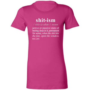 Shitism WH - Sarcastic Talkative Smart Ass Slogan Word & Text Tee&Tank Lady-Pimamour