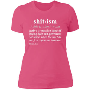 Shitism WH - Sarcastic Talkative Smart Ass Slogan Word & Text Tee&Tank Lady-Pimamour