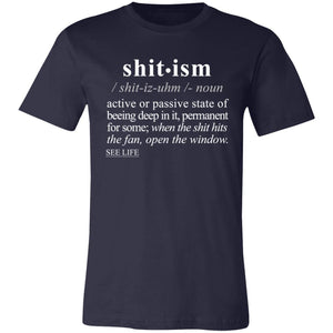 Shitism WH - Sarcastic Talkative Smart Ass Slogan Word & Text Tee&Tank Men/Unisex-Pimamour