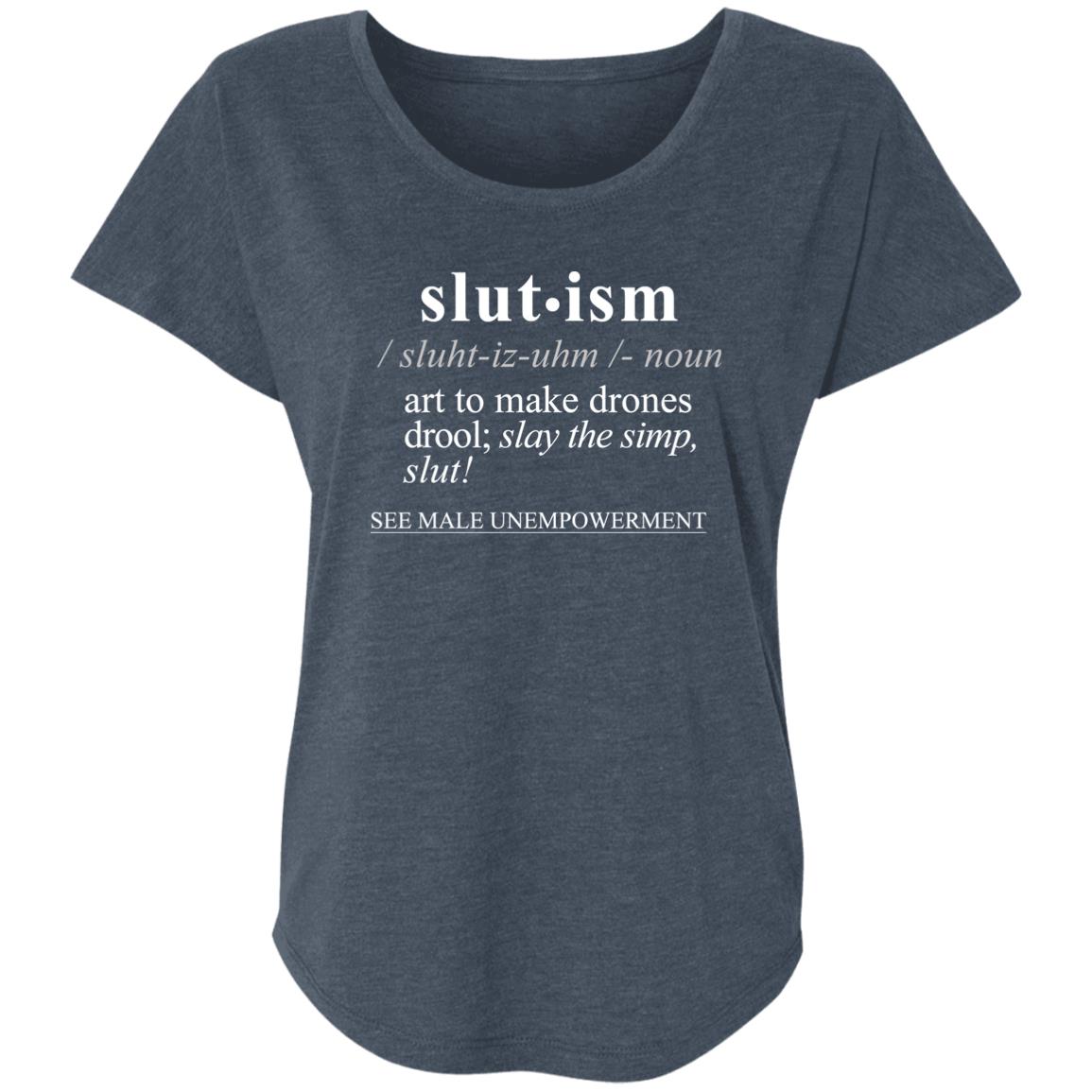 Slutism WH - Sarcastic Talkative Smart Ass Slogan Word & Text Tee&Tank Lady-Pimamour