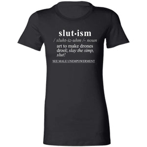 Slutism WH - Sarcastic Talkative Smart Ass Slogan Word & Text Tee&Tank Lady-Pimamour