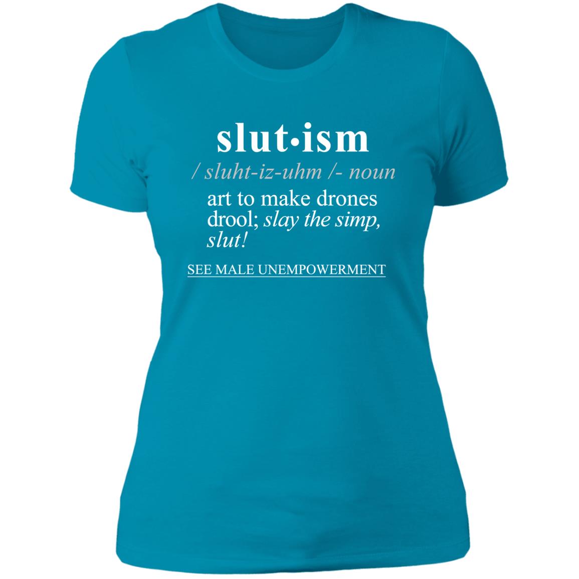 Slutism WH - Sarcastic Talkative Smart Ass Slogan Word & Text Tee&Tank Lady-Pimamour