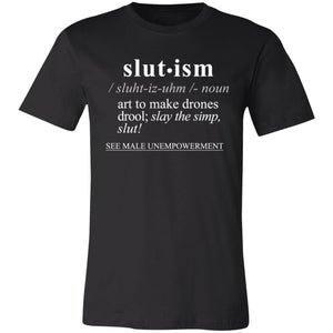 Slutism WH - Sarcastic Talkative Smart Ass Slogan Word & Text Tee&Tank Men/Unisex-Pimamour