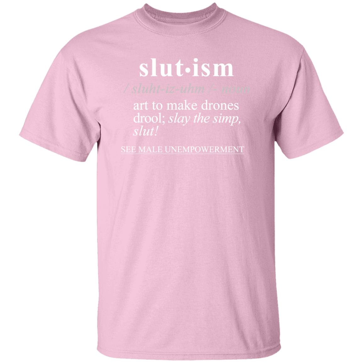 Slutism WH - Sarcastic Talkative Smart Ass Slogan Word & Text Tee&Tank Men/Unisex-Pimamour