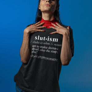 Slutism WH - Sarcastic Talkative Smart Ass Slogan Word & Text Tee&Tank Men/Unisex-Pimamour