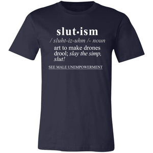 Slutism WH - Sarcastic Talkative Smart Ass Slogan Word & Text Tee&Tank Men/Unisex-Pimamour