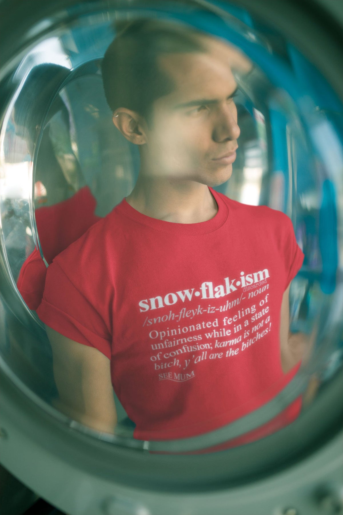 Snowflakism WH - Sarcastic Talkative Smart Ass Slogan Word & Text Tee&Tank Men/Unisex-Pimamour