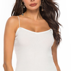 Sweetheart Neck Knit Cami-Pimamour