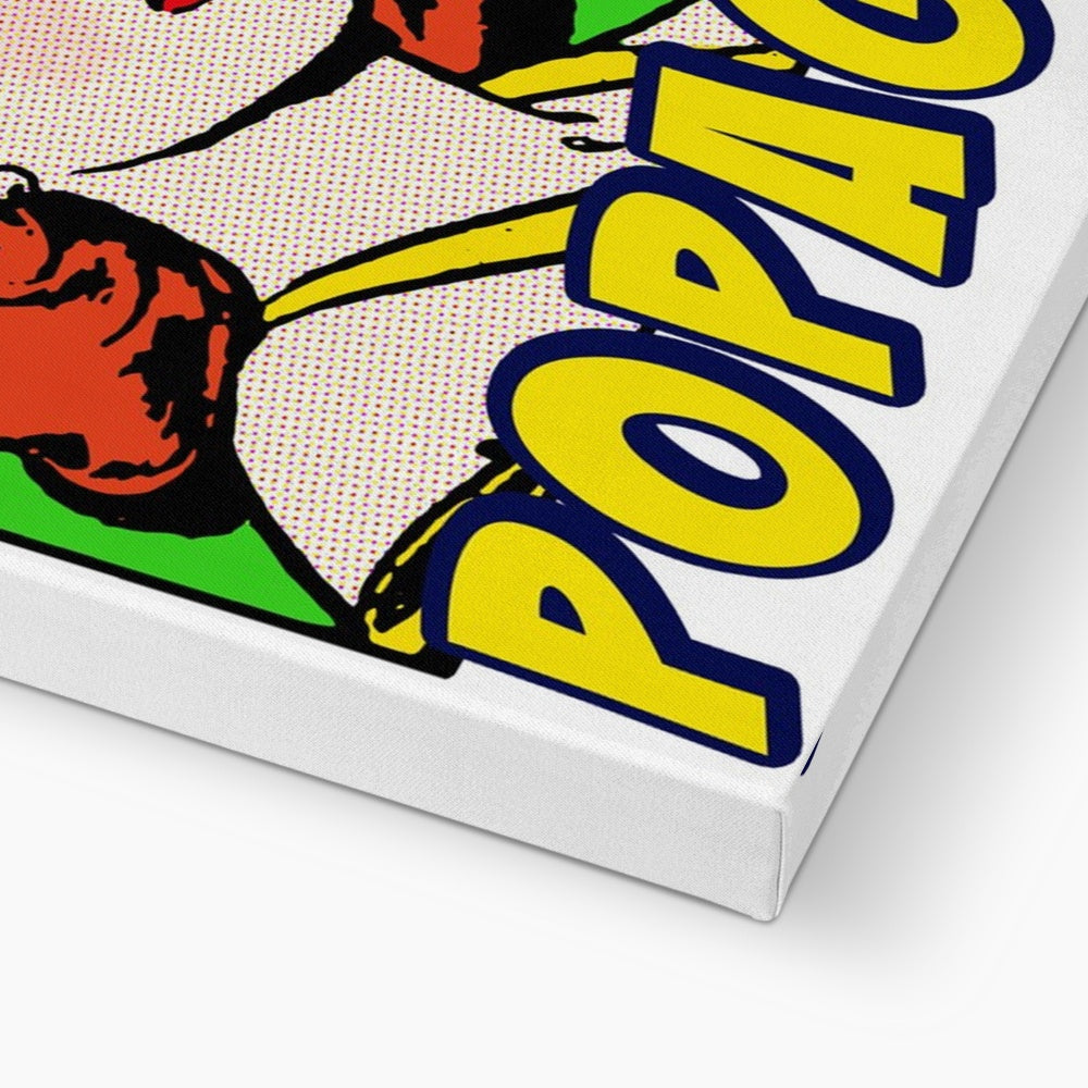 Popaganda Pop Art Vintage Comics 01 Canvas Pimamour Exclusive Sarcastic & Ironic Lichtenstein-Like Design Pimamour