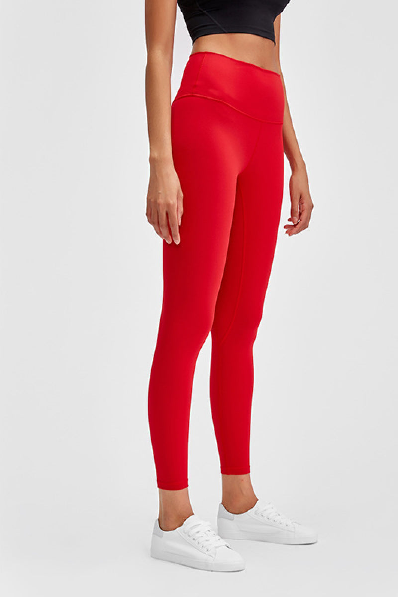 Wide Seamless Band Waist Sports Leggings Pimamour