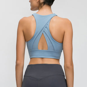 Halter Keyhole Sports Bra Pimamour