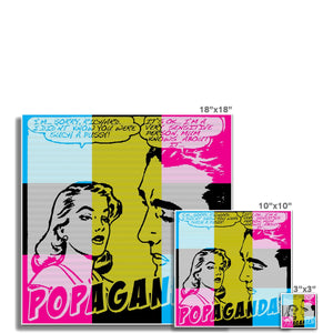 Popaganda Pop Art Vintage Comics 01 CMYK C Type Pimamour Exclusive Sarcastic & Ironic Lichtenstein-Like Design Pimamour