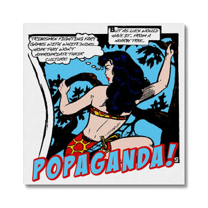 Popaganda Pop Art Vintage Comics 02 Canvas Pimamour Exclusive Sarcastic & Ironic Lichtenstein-Like Design Pimamour