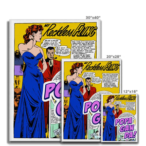 Popaganda Pop Art Vintage Comics 18 Canvas Pimamour Exclusive Sarcastic & Ironic Lichtenstein-Like Design Pimamour