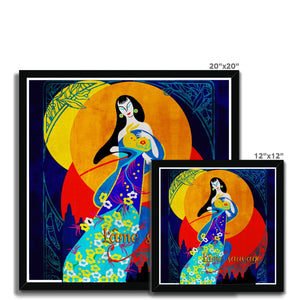 06 - Chinese Paper Cutouts & Tales Framed Print Pimamour Exclusive Inspired by Asian Traditional Art Pimamour