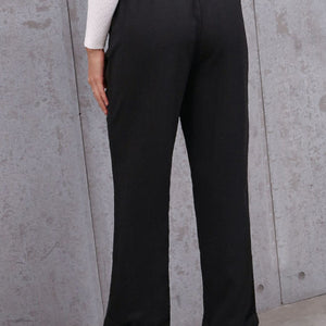 Belted Paperbag Waist Pants Pimamour