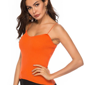 Sweetheart Neck Knit Cami-Pimamour