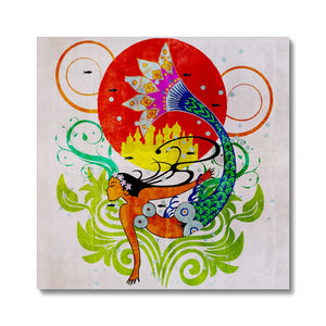 01 - Chinese Paper Cutouts & Tales Canvas Pimamour Exclusive Inspired by Asian Traditional Art Pimamour