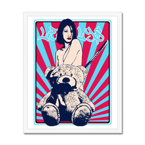 The Nude Girl & The Naked Bear Manga 02 Framed Print Pimamour Exclusive Art Pimamour