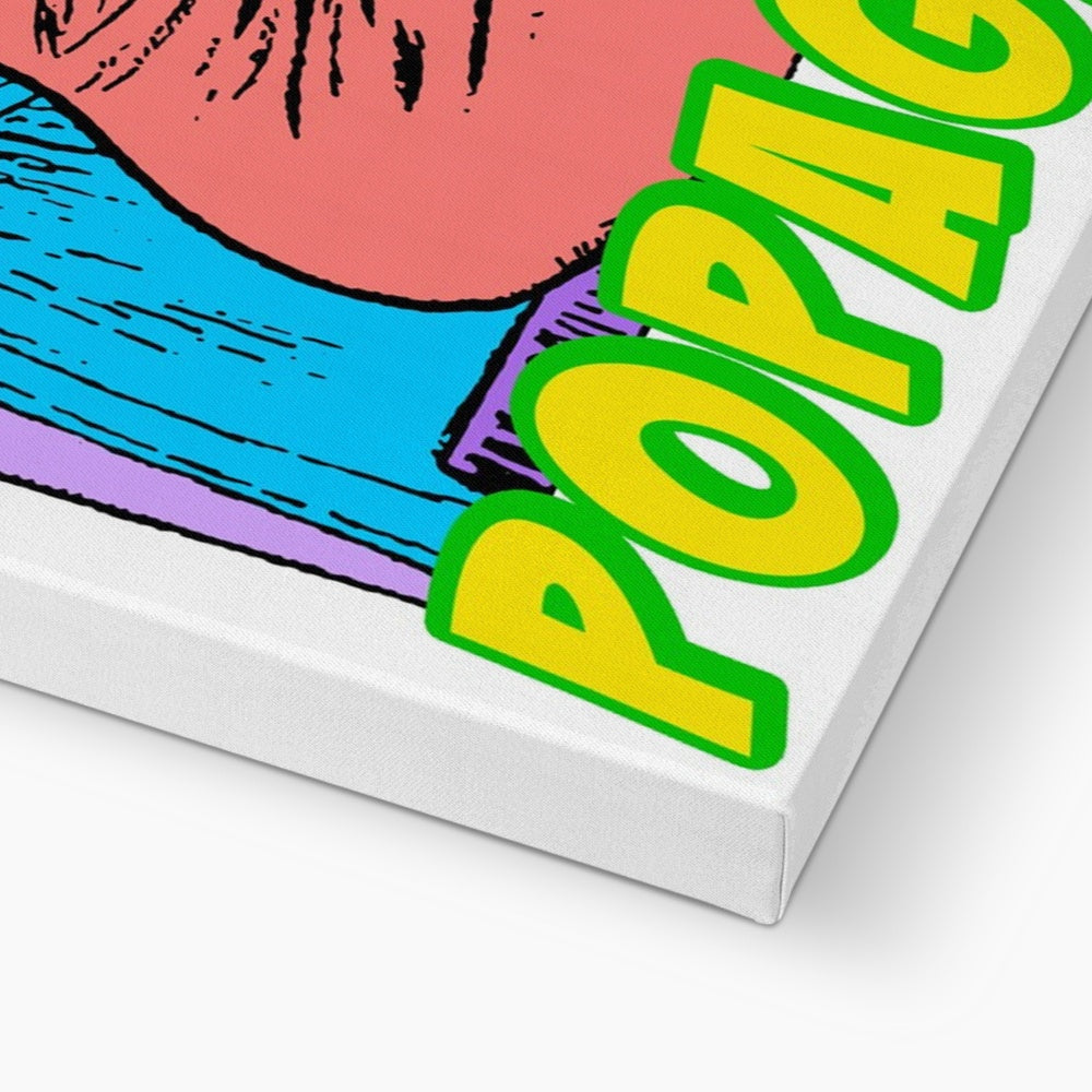 Popaganda Pop Art Vintage Comics 28 Canvas Pimamour Exclusive Sarcastic & Ironic Lichtenstein-Like Design Pimamour