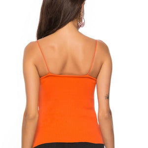 Sweetheart Neck Knit Cami-Pimamour