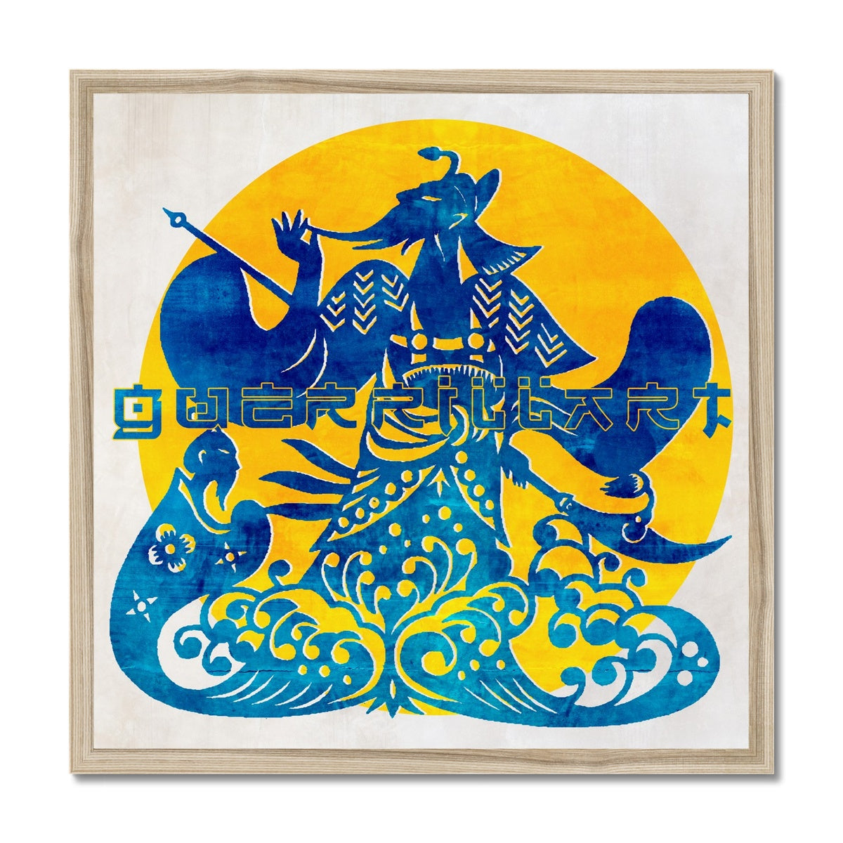 14- Chinese Paper Cutouts & Tales Framed Print Pimamour Exclusive Inspired by Asian Traditional Art Pimamour